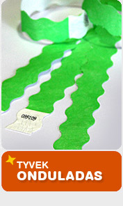 pulseras papel tyvek