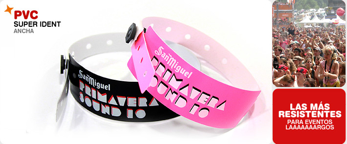 pulseras identificacion superident