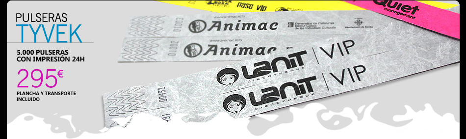 pulseras tyvek
