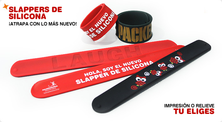 pulsera slapper de silicona