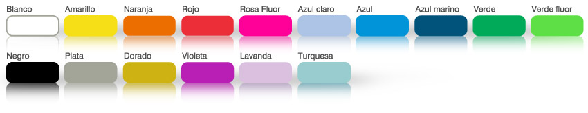 colores pulsera tyvek