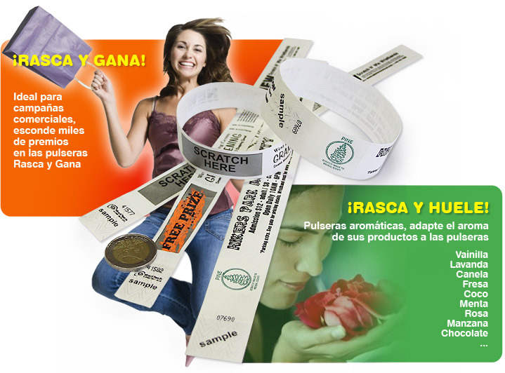 pulseras tyvek rasca