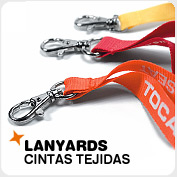 lanyards o cintas tejidas